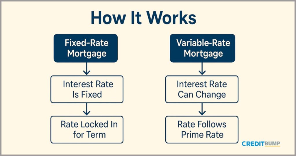 Fixed vs. Variable Mortgage Rates in Canada: July 2025 Update - Credit Bump